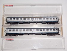 Fleischmann 8141,8142 , 2 Spur N, Silberlinge, Innenbel. OVP sehr guter Zustand.