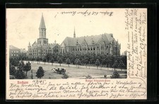 Bochum, Ansichtskarte, Kaiser Friedrich-Platz 1905 