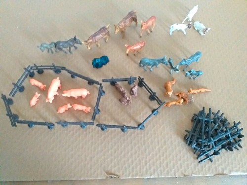 Bauernhof tierfiguren set mit - bauernhof,