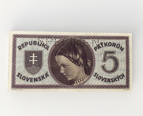 Banknote slowakei kronen - slowakei,,