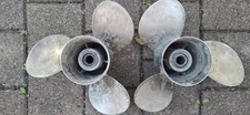 2 Mercury/Mercruiser Alpha One Edelstahl Propeller links- + rechts rechtsdrehend
