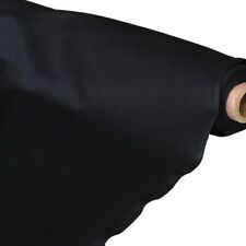 1b Öko-Tex Baumwolle stoff Meterware Nesselstoff Kleiderstoff Dekostoff Schwarz