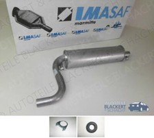 IMASAF ESD Auspuff Endtopf + Anbauteile für BMW 2500-3.3 2500/2800 1968-1977