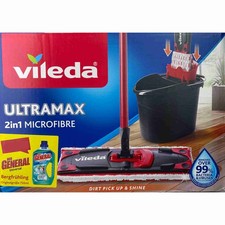 Bodenwischer und Eimer vileda