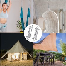 2x Edelstahl Zugfeder