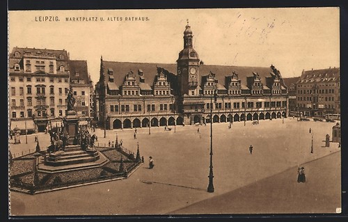 Ansichtskarte leipzig - ansichtskarte,