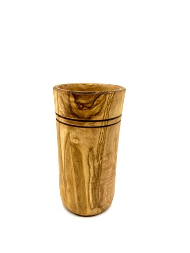Holzkrug olivenholz ca - olivenholz, –