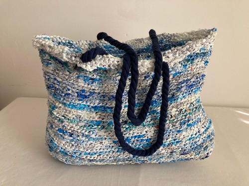 Tasche aus plastikfolien - tasche,