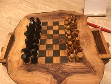 Schachspiel rustikal