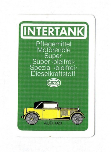Kalender karte intertank - karte, minol