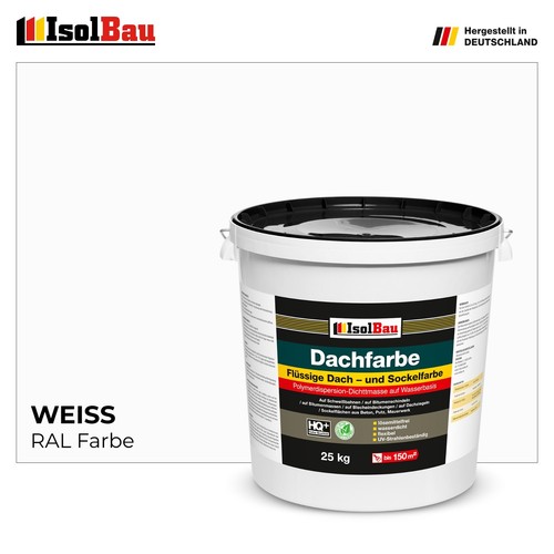Dachfarbe sockelfarbe weiss - weiss, 25