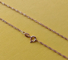 Singapurkette gedrehte Kette Echt Silber 925 rhodiniert Silberkette rose gold