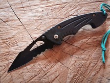 Taschenmesser von Tomahawk - Gebrauchsmesser mit partieller Sägezahnung -