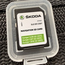 Skoda karte mit komplett - sd,