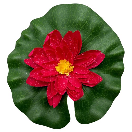 Künstliche seerose rot ca - künstliche,