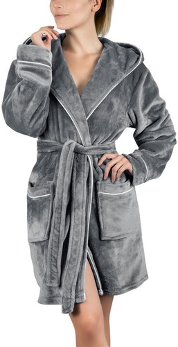 Bademantel damen flauschig mit - bademantel,