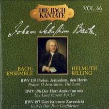 Johann Sebastian Bach Kantaten Rilling Vol.66 (Hänssler Classic, CD)