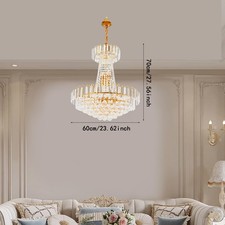 Kristallleuchte goldfarbener - kristallleuchte,