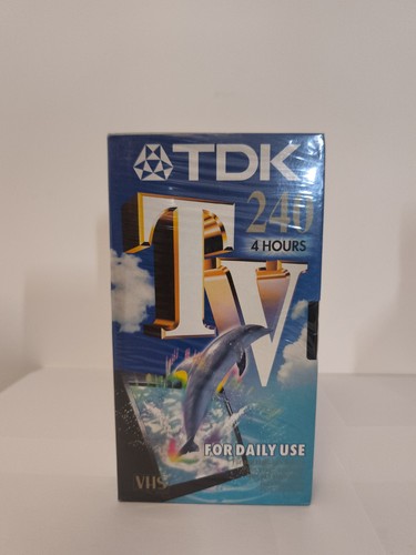 Tdk 240 vhs kassette - tv,