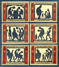 NOTGELD - GLAUCHAU 1921 - 6 X