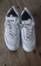 weiße Sneaker, dicke Sohle, selten getragen, Gr:39, leichte gebrauchsspuren, 