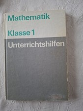 Unterrichtshilfen Mathematik, Klasse 1 DDR-Lehrerbuch 1984, gut  erhalten