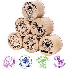 Lehrerstempel, Holzstempel