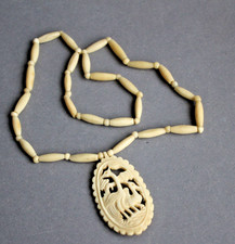 Vintage Kette aus Horn / Bein