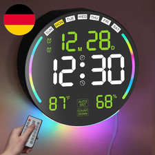 Digitale wanduhr große - digitale, wanduhr,10,3"