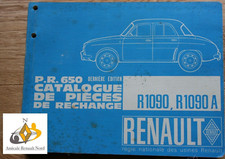 Original Renault Dauphine Typ R1090/ R1090A Ersatzteilkatalog PR650 von 1964 top