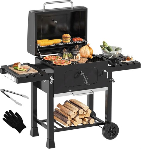 Holzkohlegrill yitahome xxl - holzkohlegrill,