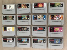 16x Super Nintendo Spiele -