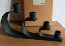 Broste Copenhagen Nami Kerzenständer Eisen deep forest Grün Neu