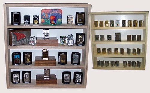 Sammlervitrine holz fächer - 4,