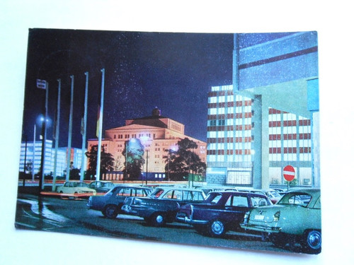 Leipzig oper marx - ak, platz