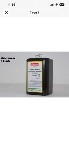 Nissen blockbatterie premium - blockbatterie,