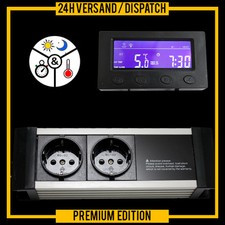 THERMOSTAT THERMO ZEITSCHALTUHR ALARM AQUARIUM TERRARIUM **EXTERNES DISPLAY* TXA