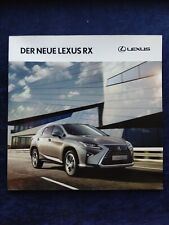 LEXUS RX 200t 450h Prospekt 9.2016