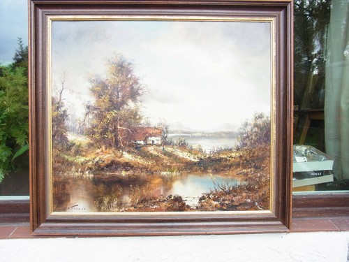 ölgemälde thauer am - f.k.,