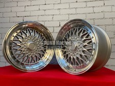 4X 15" BBS RS Mesh Style 4X100 4X108 Dish JDM Felgen für VW HONDA NISSAN Toyota