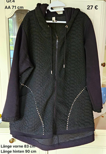 Tredy damen jacke schwarz mit - schwarz,