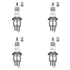 NGK Zündkerze BR9HIX Iridium 5687 4er Set (für: Kawasaki KH 250 KH250B 77 )