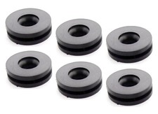 6X Seitendeckelgummi Grommet