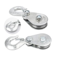 2tlg Umlenkrolle Seilrolle mit