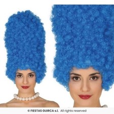 Blaue Bienenstock Perücke