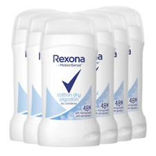 Rexona Deostick Cotton Dry Anti-Transpirant Deo Damen Frauen 6 x 40 ml 6er Pack