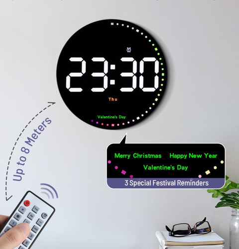 Zoll digitaluhr wanduhr - zoll,