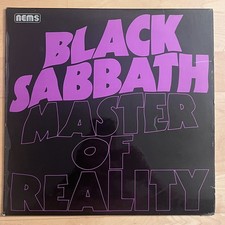 Vinyl LP: Black Sabbath ‎– Master Of Reality   NEL 6004