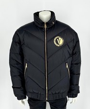 Versace Jeans Couture Herren Steppjacke Gr. XL schwarz Logo