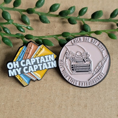 Dead poets society emaille pin - society,